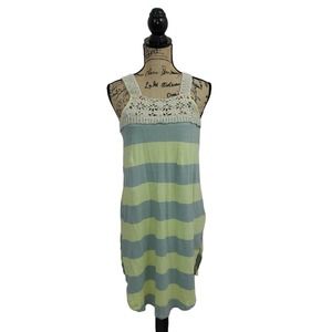 Free People We the Free Luca Striped Crocheted Tank Merida Combo Size XS